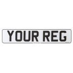 Custom MOT Compliant Number Plate with UK Flag