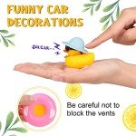 Yellow Rubber Duck Car Dashboard Ornaments - 2 PCS