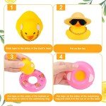 Yellow Rubber Duck Car Dashboard Ornaments - 2 PCS