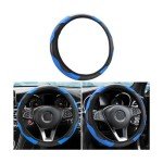 Blue Anti-Slip Universal Car Steering Wheel Cover