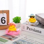 Yellow Rubber Duck Car Dashboard Ornaments - 2 PCS