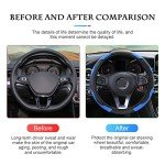 Blue Anti-Slip Universal Car Steering Wheel Cover