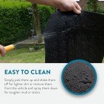 Custom Black Rubber Car Mats for VW Polo