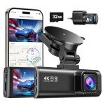 REDTIGER 4K Dual Dash Cam with GPS & WiFi