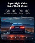 REDTIGER 4K Dual Dash Cam with GPS & WiFi