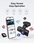 REDTIGER 4K Dual Dash Cam with GPS & WiFi