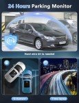 CHORTAU 4K Dual Dash Cam with Night Vision