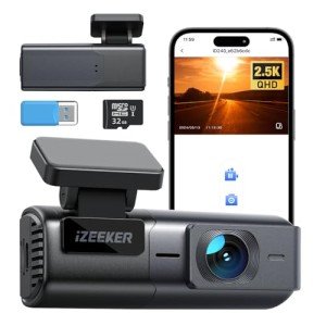 iZEEKER 2.5K WiFi Dash Cam with Night Vision