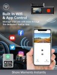 Dual 4K Front and Rear Dash Cam with WiFi