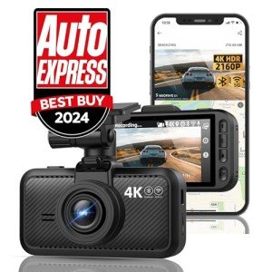 4K Car Dash Cam with WiFi and GPS