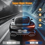 ORSKEY 4K Dual Dash Cam with WiFi and Night Vision