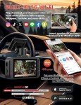 4K Car Dash Cam with WiFi and GPS