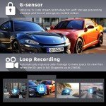 Dual 4K Front and Rear Dash Cam with WiFi