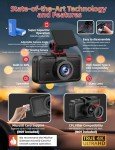 4K Car Dash Cam with WiFi and GPS
