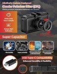 4K Car Dash Cam with WiFi and GPS