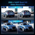 ThiEYE Carview3 2.5K Dual Lens Dash Cam