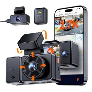 Vantrue E3 Triple Channel 2.7K Dash Cam