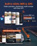 Vantrue E3 Triple Channel 2.7K Dash Cam