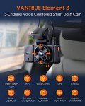 Vantrue E3 Triple Channel 2.7K Dash Cam