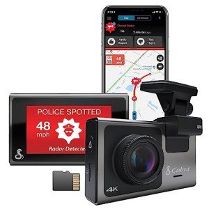 COBRA 4K Dashcam with WiFi and Alexa