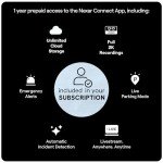 Nexar Beam2 Dash Cam with 1-Year Subscription