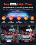 Vantrue S1 Pro Dual Dash Cam with Night Vision