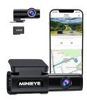 4K Dual Dash Cam with GPS and Night Vision