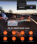 4K Dual Dash Cam with GPS and Night Vision
