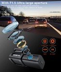4K Dual Dash Cam with GPS and Night Vision
