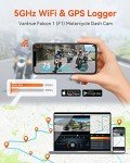 VANTRUE F1 4K Dual Lens Motorcycle Camera