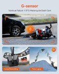 VANTRUE F1 4K Dual Lens Motorcycle Camera