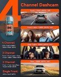 VANTRUE N5 4-Channel Dash Cam with Night Vision