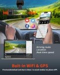 Kingslim D4PRO 4K Dual Dash Cam with WiFi