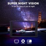 4K Dash Cam Front & Rear with Night Vision
