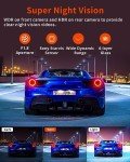 Kingslim D4PRO 4K Dual Dash Cam with WiFi