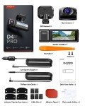 Kingslim D4PRO 4K Dual Dash Cam with WiFi