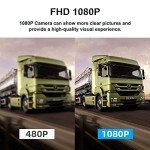 VSYSTO 4CH 1080P Truck Dash Cam with Monitor