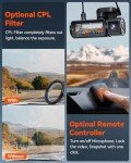 VANTRUE N4 Pro 4K Triple Channel Dash Cam
