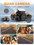 PRUVEEO 360° 4-Channel Dash Cam with GPS