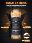 PRUVEEO 360° 4-Channel Dash Cam with GPS