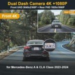 Fitcamx 4K Dashcam for Mercedes A/CLA Class