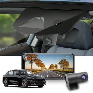 Fitcamx 4K Dash Cam for 2021-2022 Mustang Mach-E