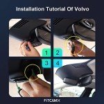 Fitcamx 2160P Dashcam for Volvo XC90 Models