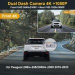 Fitcamx 4K Dashcam for Peugeot 208 & 2008