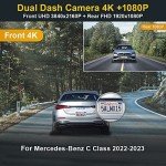 Fitcamx 4K Dashcam for Mercedes-Benz C Class