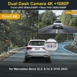 Fitcamx 4K Dual Dashcam for Mercedes-Benz GLC