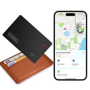 Slim Wallet Tracker with Find My Compatibility