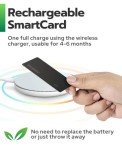 Slim Wallet Tracker with Find My Compatibility