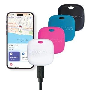 Boompods Boomtag Bluetooth Key Finder - 4 Pack