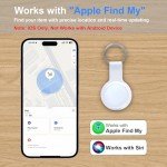 4 Pack Apple-Compatible Key Finder Tags (White)